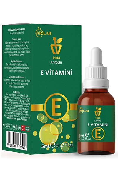 Arifoğlu E Vitamini 5ml %100 Saf Arlab Arifoğlu