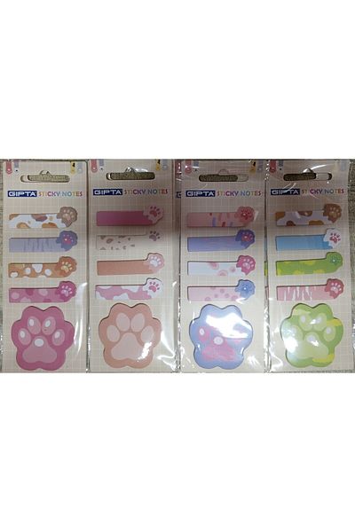 Gıpta Gipta Sticky - 48 Pieces Note-pati Patterned