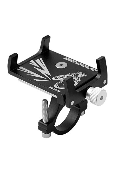 Streak Bisiklet Motosiklet Telefon Tutucu Navigasyon Gidon Tutacağı - Siyah