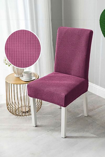 Faiend Flexible and Washable Lycra Dried Rose Chair Cover