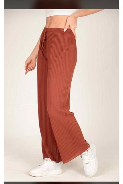 CelloGiyim Pijamale cu nervuri pentru damă - Set de 3 piese de trening și pantaloni confortabili