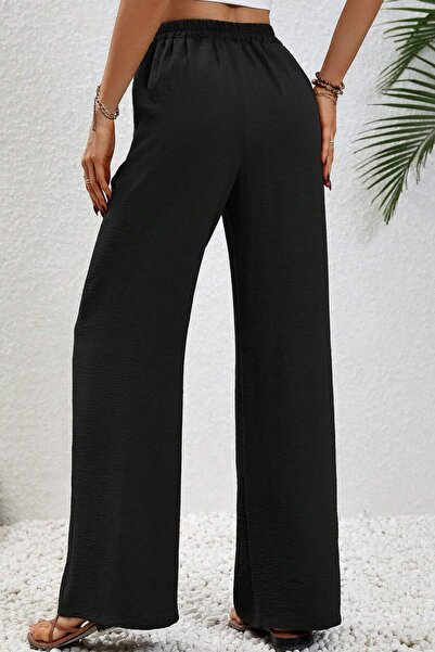 uyguntarz Women's Palazzo Oversize Cut Lycra Trousers