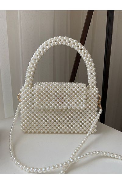 İnci Bead Women's Hand and Shoulder Bag