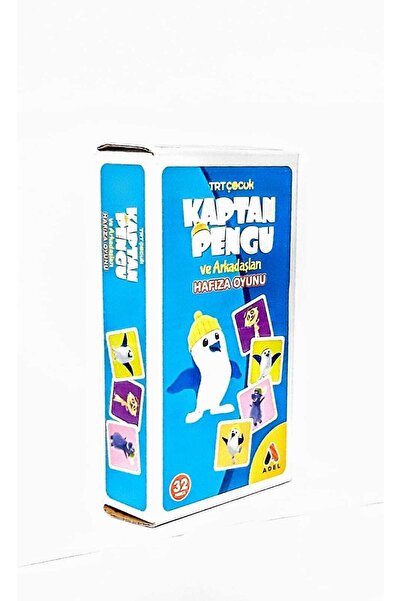 Adel Kaptan Pengu Ve Arkadaşları 32 Parça Hafıza Oyunu