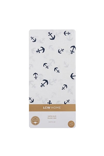 LC Waikiki Anchor Patterned Pillow Case 2 Pack 50X70 cm