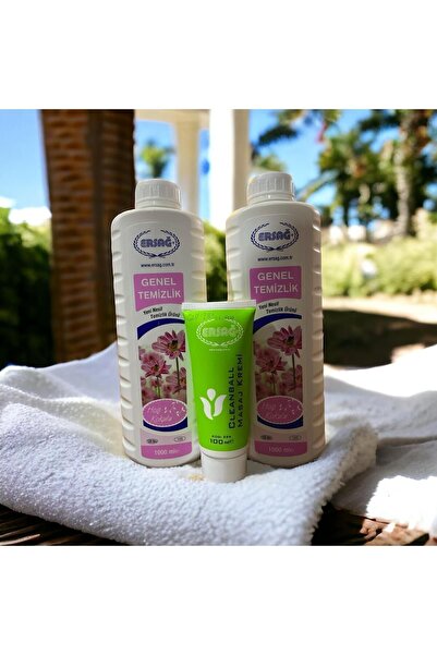 ERSAĞ GENEL TEMİZLİK (2X1000 ML) CLEANBALL MASAJ KREMİ HEDİYELİ