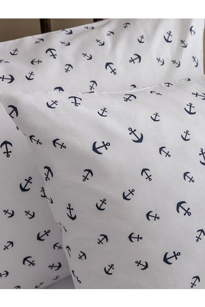 LC Waikiki Μαξιλαροθήκη με σχέδιο άγκυρας Σετ 2 50x70 εκ