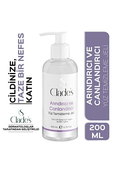 Clade's Arındırıcı Ve Canlandırıcı Yüz Temizleme Jeli 200 ml