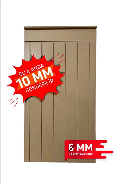 varje Dekoratif Duvar Paneli ( 54 X 100 Cm ) Boyanabilir Ahşap 10 Mm Ham Mdf ...