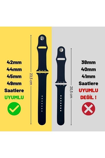 Vip Case سوار ساعة Apple Watch متوافق مع سلسلة 42 مم - 44 مم - 45 مم 1 2 3 3 4 5 6 6 7 8 8 9 10