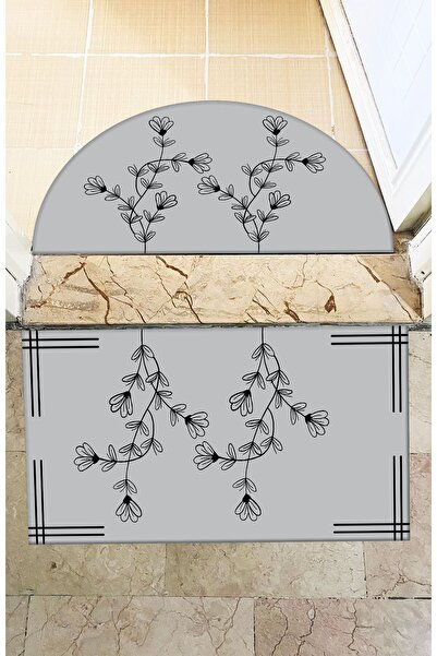 Getcarpet İkili Kapı Paspası İç Mekan ve Dış Mekan Kapı Matı