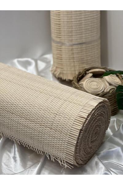 ALTIN İŞ Doğal Bambu Kapalı Örme Naturel Dekoratif Hasır Hazeran 60 Cm