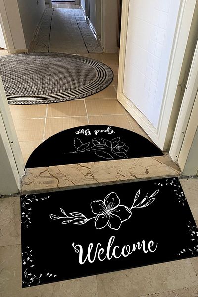 Getcarpet Двойна изтривалка за врата - изтривалка за вътрешна и външна употреба