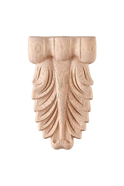 ALTIN İŞ Payanda Ahşap Oyma Işemeli Boyanabilir Dekoratif Aksesuar 10x6x1,8 A...