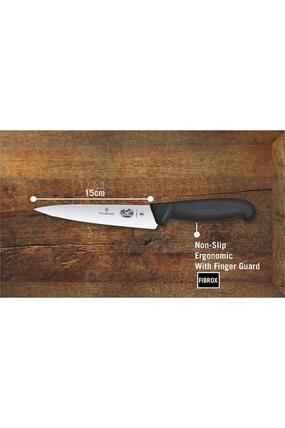 Victorinox Swiss Chef's Knives Black 15 cm