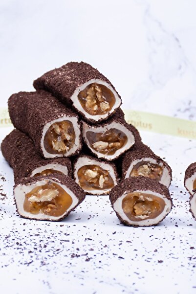 Kurtuluş Kuruyemiş Kakaolu Kaplamalı Cevizli Lokum 250gr.