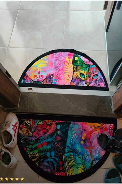 Getcarpet Double Door Mat Door Inner and Door Outside Mat Set