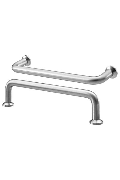 IKEA BAGGANÄS paslanmaz çelik 143 mm kulp 2 adet
