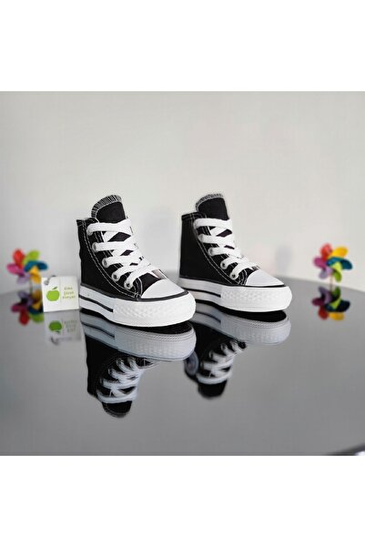 elma bebe Dlouhé kotníkové šněrovací plátěné plátěné tenisky Sportovní obuv pro chlapce a dívky