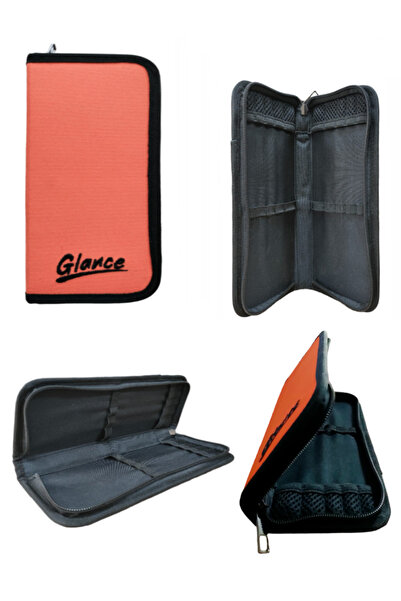 GLANCE Turuncu Kalemlk Fırçalık 12 Bölmeli