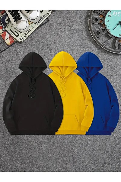 DAXİS Sportwear Company Unisex 3-Piece Hooded Sweatshirt Set