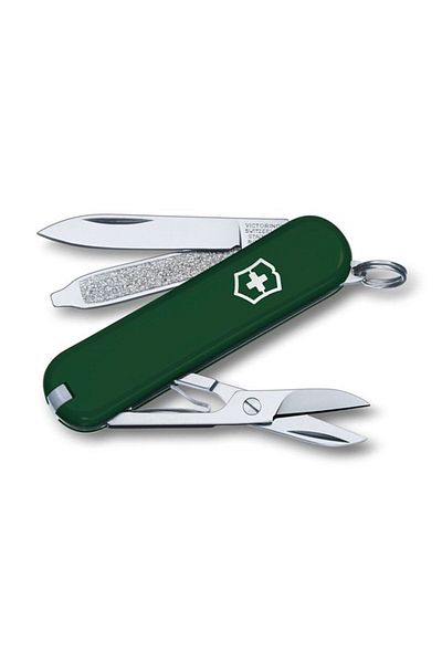 Victorinox سكين جيب كلاسيكية للجيش السويسري باللون الأخضر