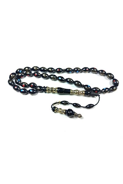 İskeçe Tesbih Halil Hilmi Usta - Nakkaş de argint emailat, cu autograf, certi...