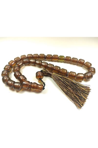 İskeçe Tesbih Ebu Zeyn Master Semnat - Certificat de chihlimbar îngroșat de d...