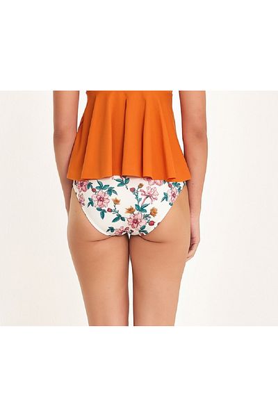 LAPIENO Lapieno Women's Single Bottom Bikini - Mid Waist