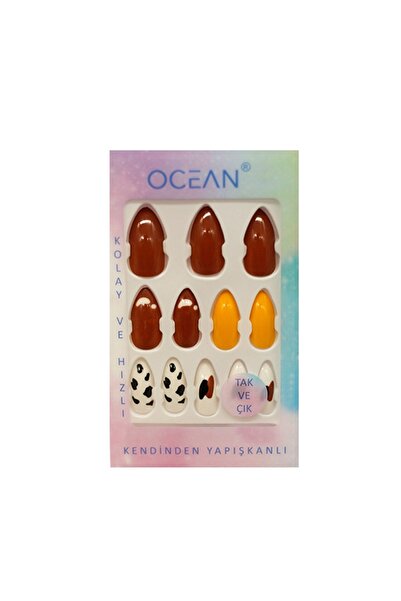 Ocean Takma Tırnak Tak Ve Çık Kendinden Yapışkanlı- 733