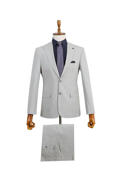 ACTUAL Gray Men's Suit - 4055-03-A