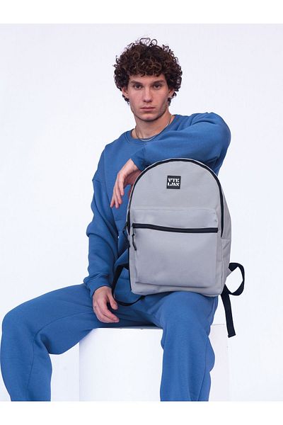 Vatkalimon Unisex Γκρι Σχολείο και Σακίδιο πλάτης