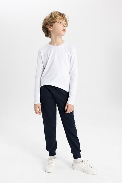 DeFacto Αγόρι με φερμουάρ Pique Basic Sweatpants B5755a824sp