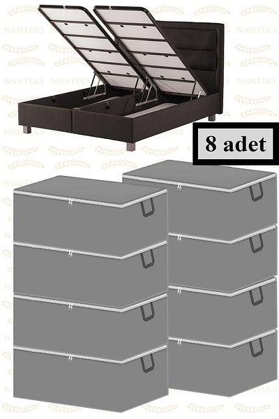NUTEX 8 piese Baza plată pentru canapea extensibilă Tip 60x40x22 (ANTRACIT)