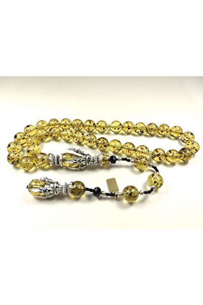 İskeçe Tesbih Zeyn Master المميز - نموذج مخلب مطرز برونزي 5168 من العنبر المض...