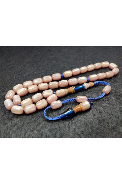 İskeçe Exclusive Emine Reşvani Master - Work Imame, Hitame, Kuka, Old Catalin Combination Crimped Amber Certified 5206