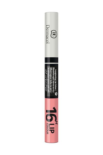 Dermacol Dermacol Double Long Lasting Liquid Lipstick 01 Pink Transparent