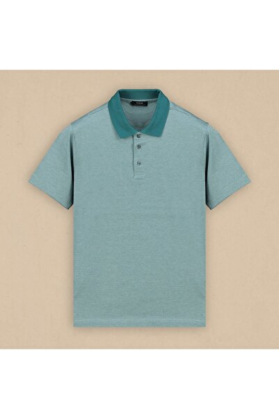 Sarar RENKLİ POLO YAKA KISA KOL MİNT YEŞİL TRİKO-MİNT - XL