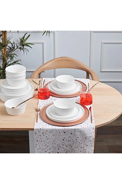 Karaca Salvare New Bone Geschirrset, 6 Personen, 18-teilig