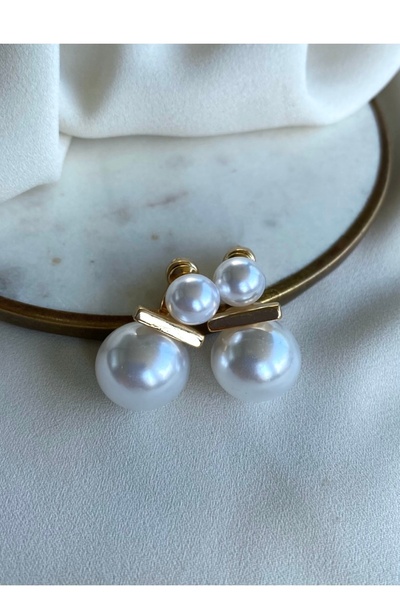 gaila design Top Top Detaylı İnci Küpe