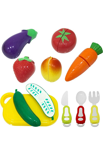 Birlik Oyuncak مجموعة قطع الخضار والفواكه مكونة من 16 قطعة