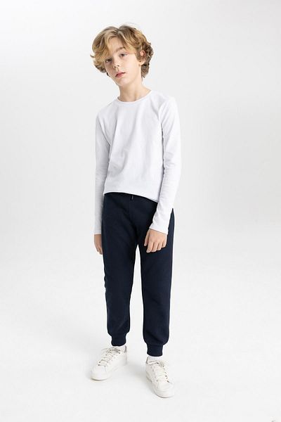 DeFacto Αγόρι με φερμουάρ Pique Basic Sweatpants B5755a824sp
