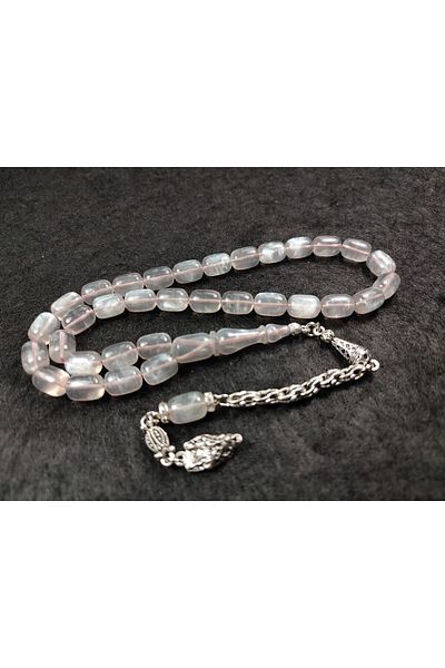 İskeçe Exclusive German 5015 - Silver Tasseled, Sterling Silver Color Synthetic Opal Certified