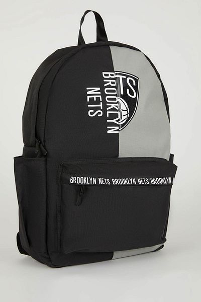 DeFacto NBA Brooklyn Nets Unisex School Bag - Water Repellent Fabric, A4613axns