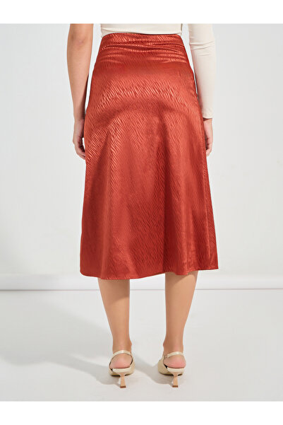 Causey By Styli Jacquard Midi Skirt