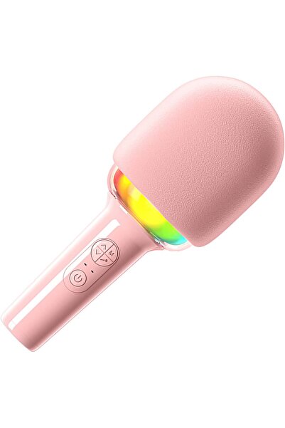 MEGA Doppler Rainbow Karaoke Pembe Mikrofon