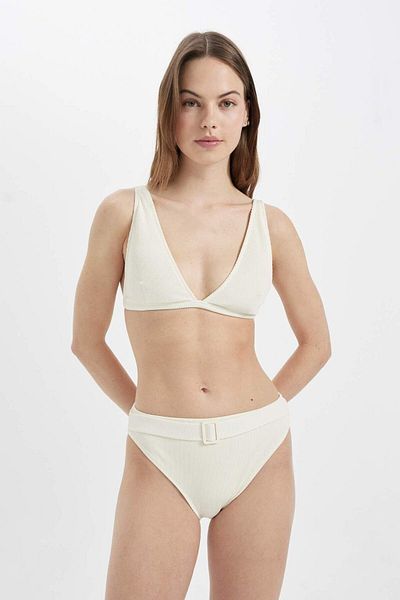 DeFacto Fall In Love Regular Fit Bikinihose mit Gürtel T5231az23sm