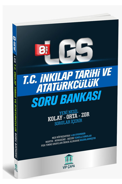 ÇAPA YAYINLARI 8.SINIF LGS T.C.İNKİLAP TARİHİ VE ATATÜRKÇÜLÜK