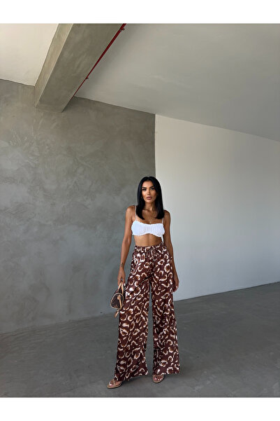 Fiori Σατέν Παντελόνι - Ελαστική Μέση