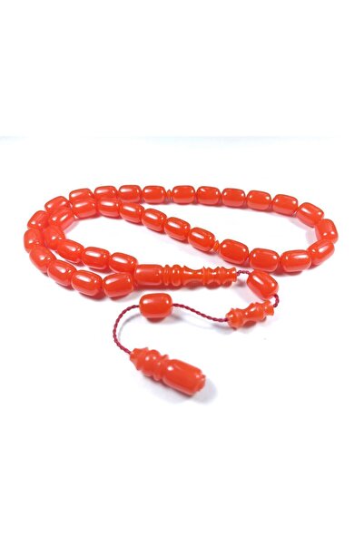 İskeçe Tesbih Maestru Emine Rışvanı - Monedă de lucrare, chihlimbar dublu șle...